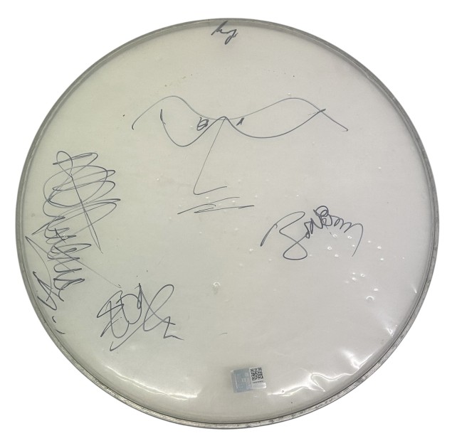 U2 Signed Drumskin