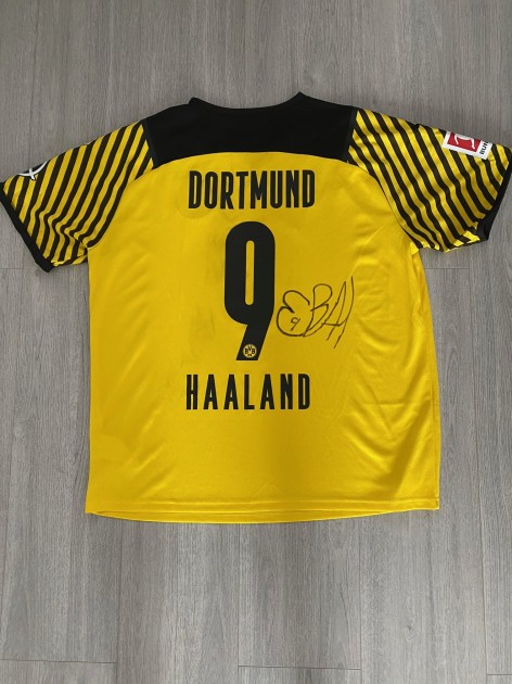 Erling Haaland's Borussia Dortmund 2020/21 Signed Shirt