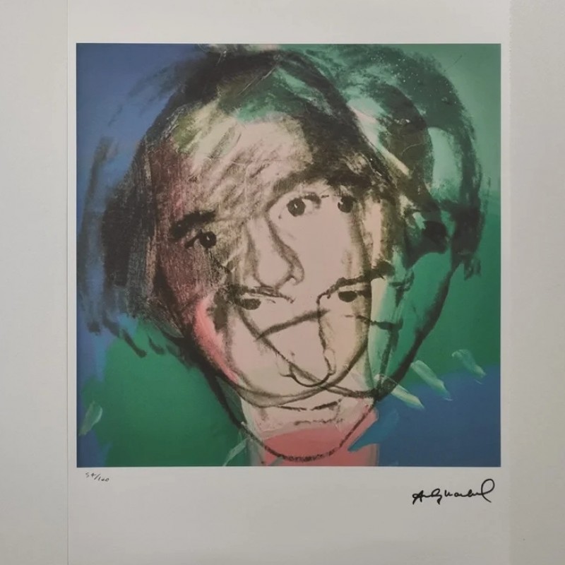 "Self-Portrait" Lithograph Signed by Andy Warhol 