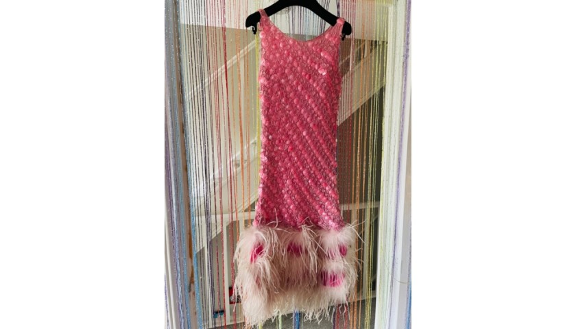 Pink Sequinned Show Dress- Worn by Anita Dobson