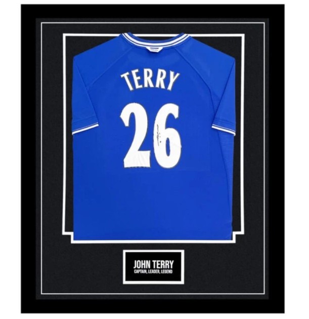 John Terry's Chelsea Signed and Framed Shirt 