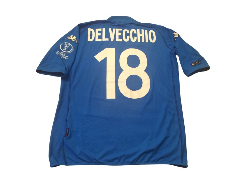 Delvecchio's Italy Match-Issued Shirt, WC 2002