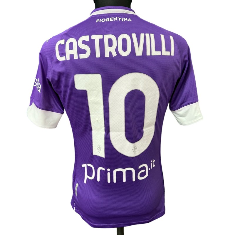 Castrovilli's Fiorentina Issued Shirt, 2020/21