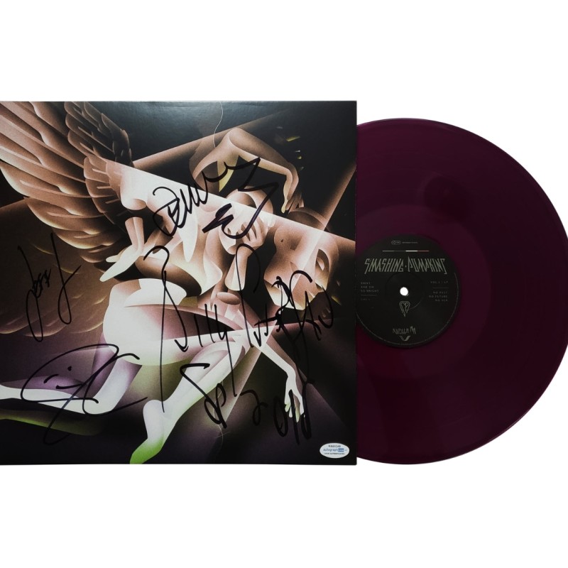 The Smashing Pumpkins Signed Shiny & Oh So Bright Colored Vinyl Album