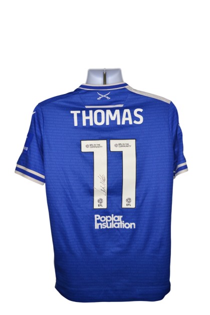 Thomas' Bristol Rovers EFL Sky Bet League One Signed Match Worn Shirt, vs Leyton Orient