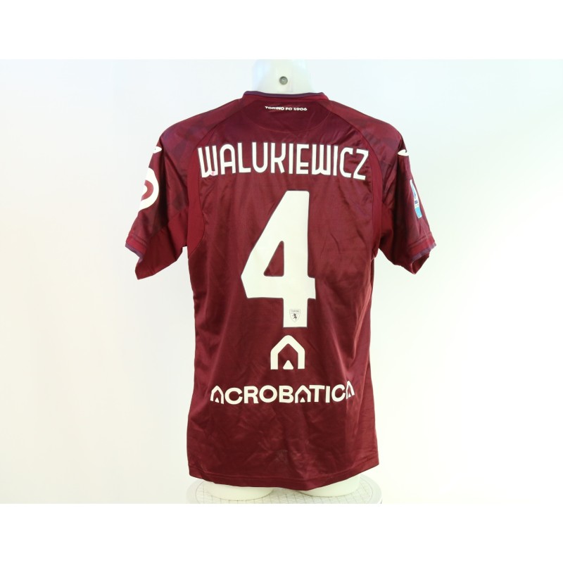 Walukiewicz's Torino vs Fiorentina Unwashed Shirt, 2024