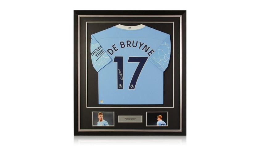Kevin De Bruyne Signed 2020/21 Manchester City Shirt