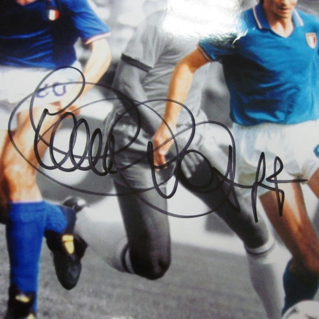 Paolo Rossi signed photo