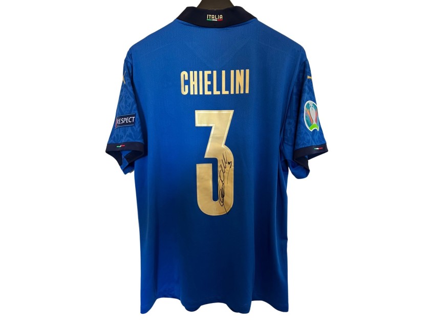 Maglia gara Chiellini, Italia vs Inghilterra Finale EURO 2020