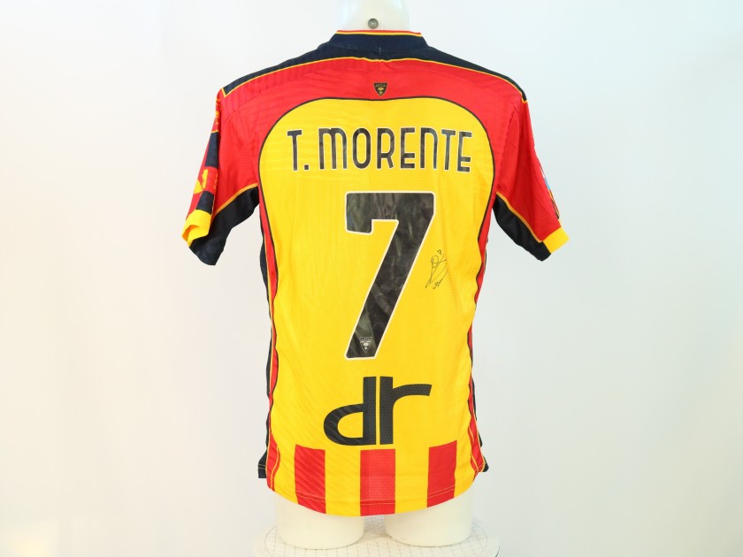 Tete Morente's Signed Unwashed Shirt, Lecce vs Juventus 2024