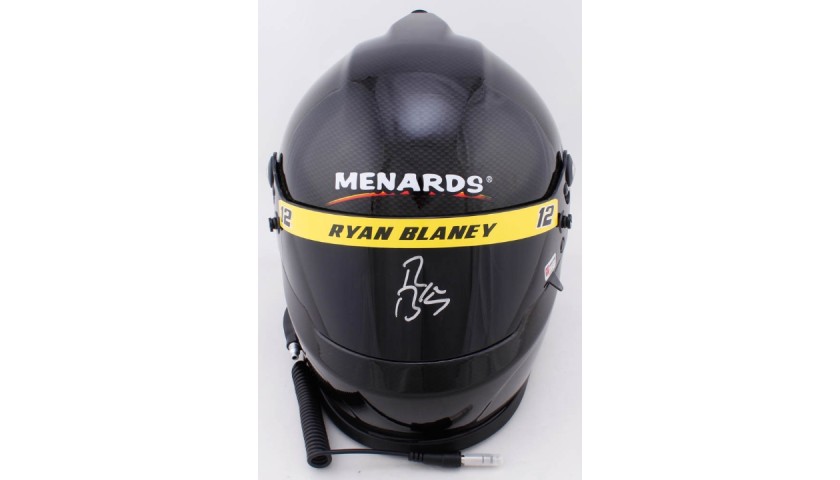 Ryan Blaney Signed NASCAR Helmet