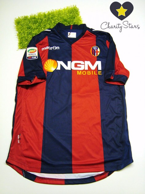 Bianchi Bologna match iussed shirt, Serie A 2013/2014