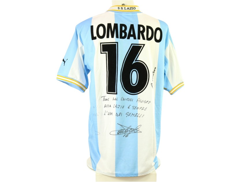 Lombardo's Lazio Signed Match-Issued Shirt, 1999/00