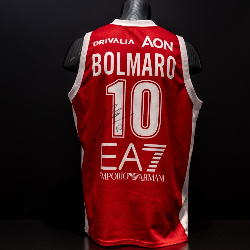 Leandro Bolmaro's Olimpia Milano Signed Official Match-Worn Jersey - Limited Edition