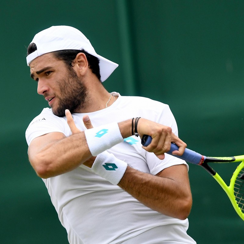 Matteo Berrettini's Worn and Signed Shirt - Wimbledon
