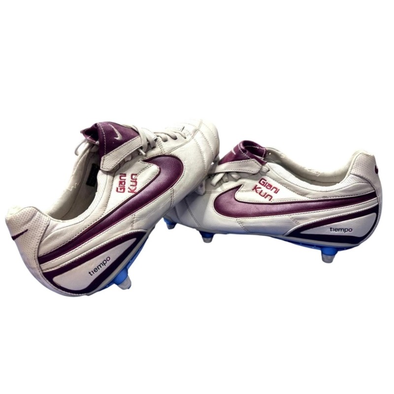 Sergio Aguero's Nike Unwashed Football Shoes
