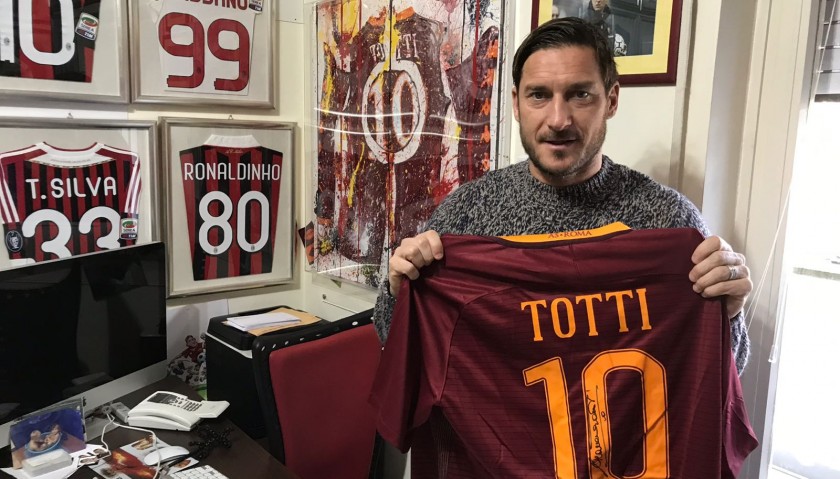 Official Roma 2016/17 Shirt, Signed by Francesco Totti