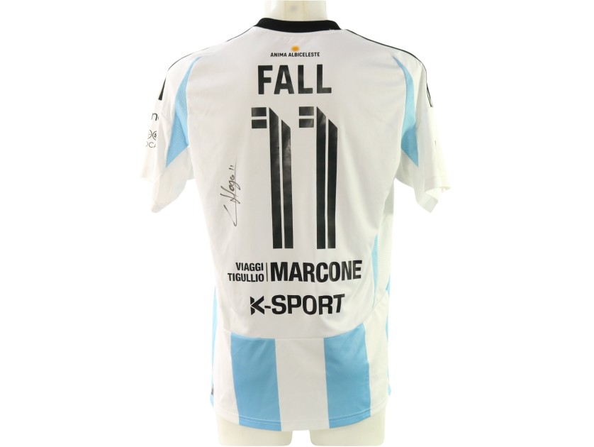 Maglia Fall unwashed Virtus Entella vs Pontedera, 2025 - Autografata