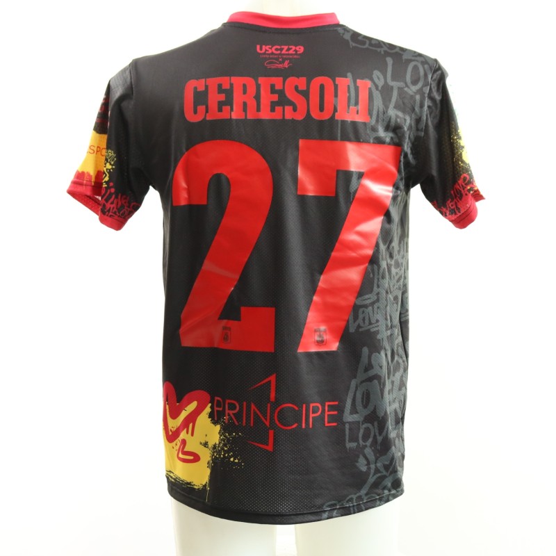 Ceresoli's Match-Issued Shirt, Catanzaro vs Brescia 2024 - Limited Edition