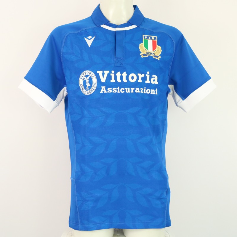 Maglia della Federazione Italiana Rugby dedicata all’Avv. Montezemolo