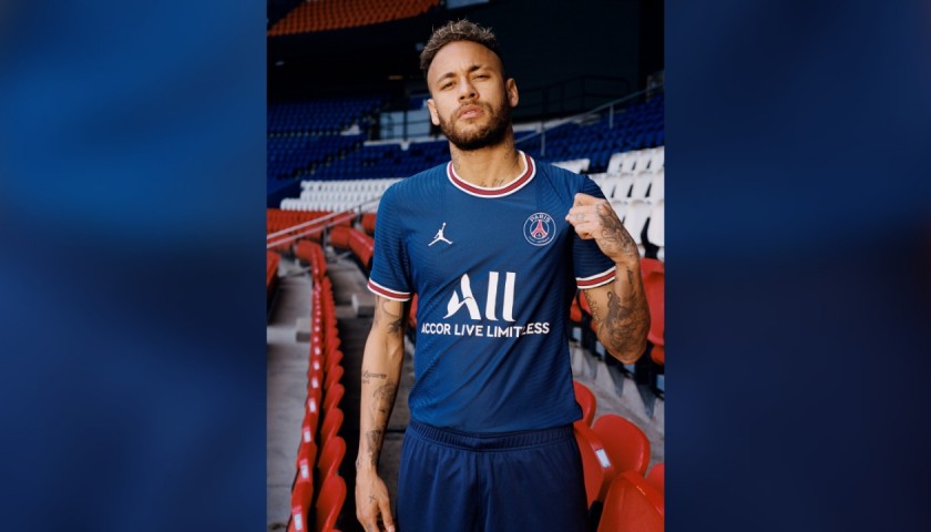 Neymar's Official PSG Signed Shirt, 2021/22