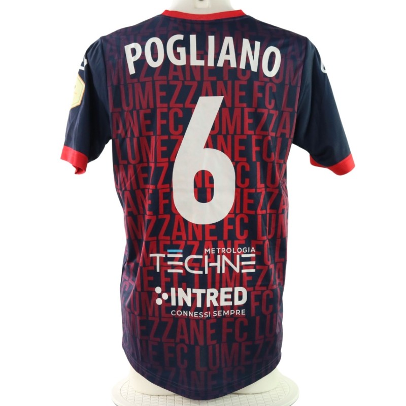 Pogliano's Unwashed Match-Worn Shirt, Arzignano Valchiampo vs Lumezzane 2025