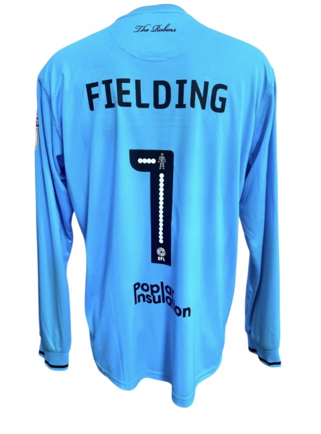 Fielding's Bristol City Match-Worn Shirt, EFL Cup 2017/18 - Signed by the Team