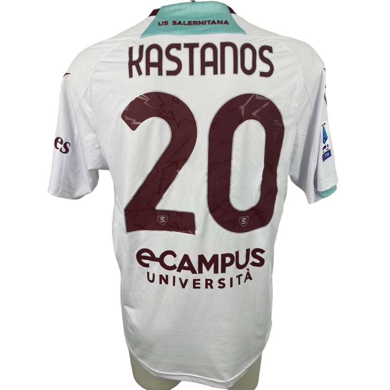 Kastanos' Salernitana Match-Issued Shirt, 2023/24