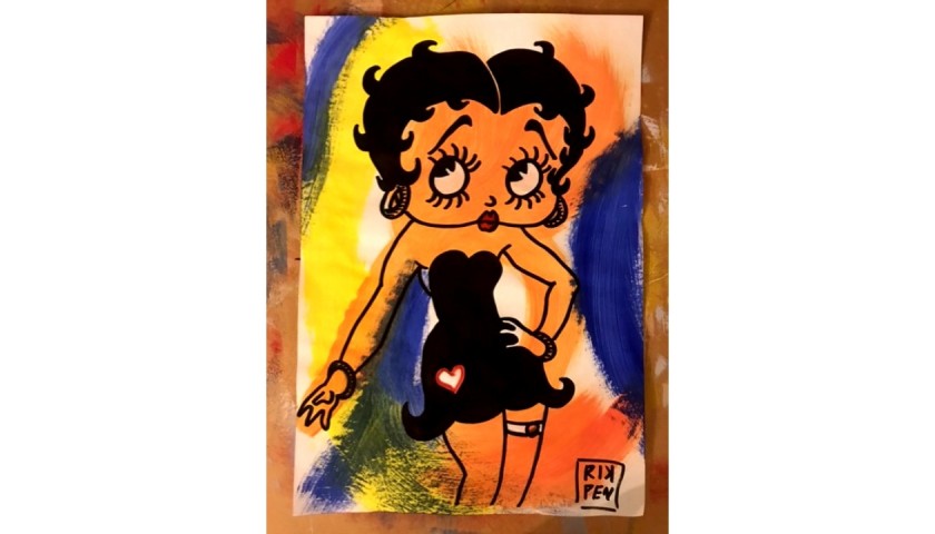 "Betty Boop" Original Board by Riccardo Penati