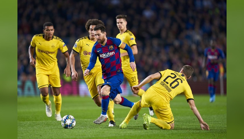 Match-Ball Barcelona-Borussia Dortmund 2019 - Signed by Messi