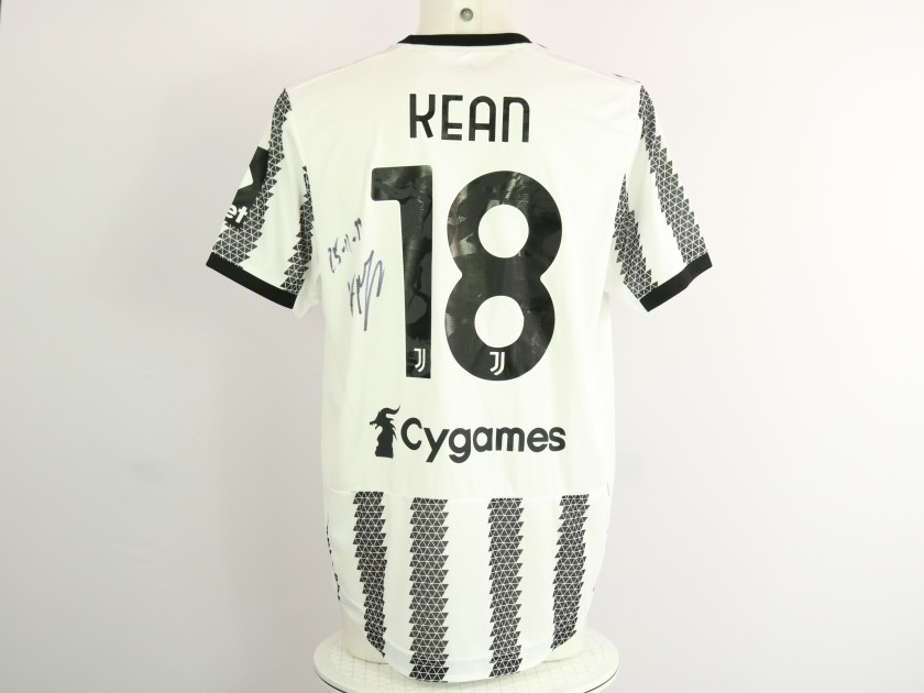 Authentic Kean Juventus Jersey, 2022/23 - Autographed