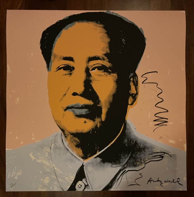 Andy Warhol "Mao" signed CMOA