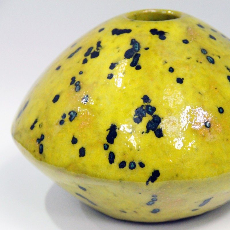 Anemone yellow jar, realized by Adriana Albertini