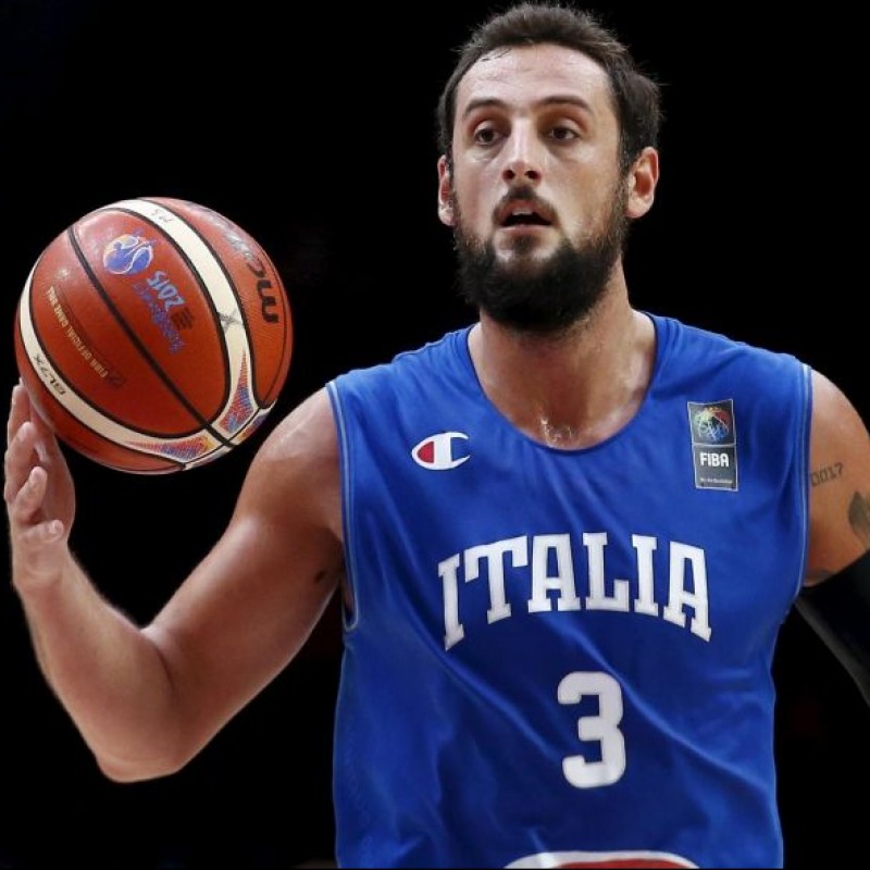 Maglia Ufficiale Italia Basket 2016 - Autografata dal Roster