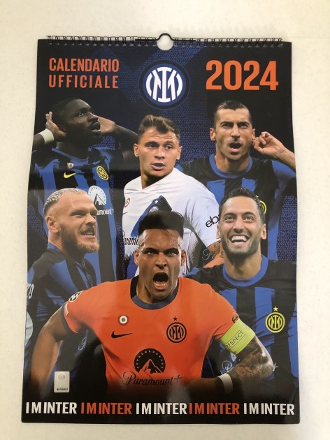 Official Inter FC Calendar, 2024 - Signed by the Players