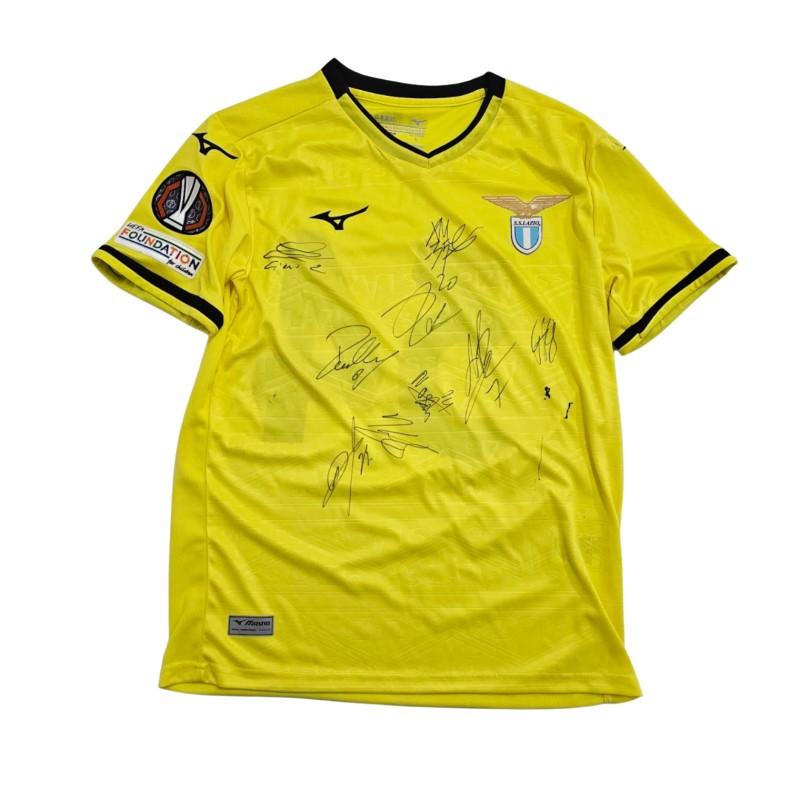 Gila's Lazio Official Shirt, Europa League 2024/25 - Signed by the Players