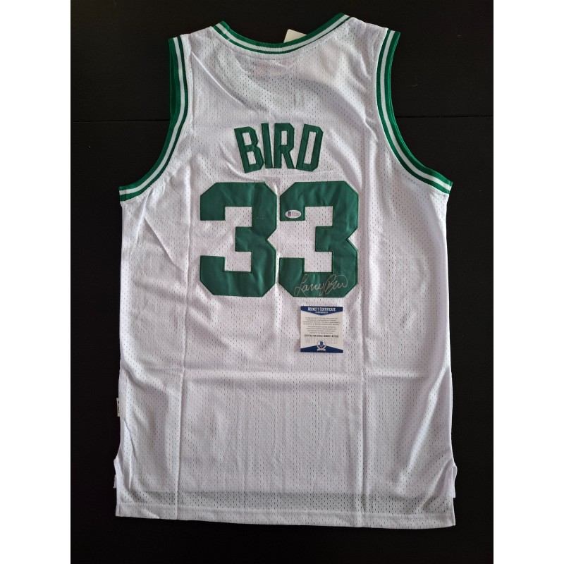 Maglia firmata di Larry Bird dei Boston Celtics