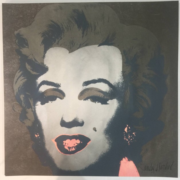 Andy Warhol Signed "Marilyn" 