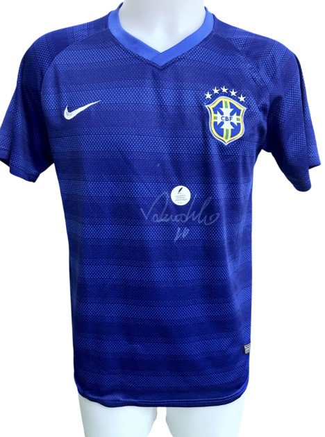 Brazil Replica Shirt, 2014 - Signed by Ronaldo