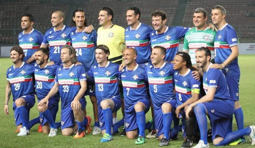 Match worn Zambrotta shirt, Calcio Legend event 22/05 - UNWASHED