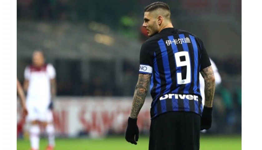 Icardi's Match Shirt, Inter-Bologna - Chinese New Year 2019 