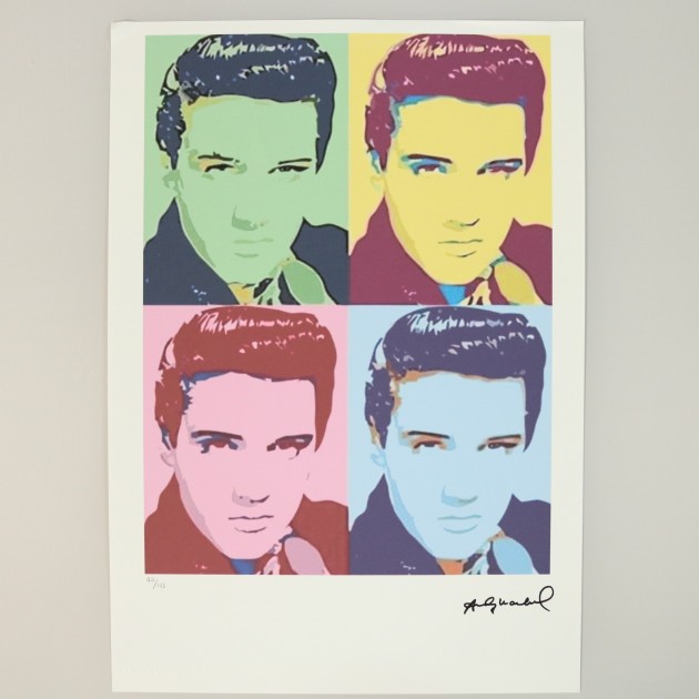 Andy Warhol "Elvis Presley" Signed Limited Edition