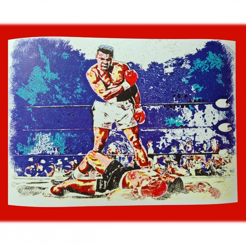 Muhammad Ali vs  Sonny Liston - Pop Artwork by Gabriele Salvatore