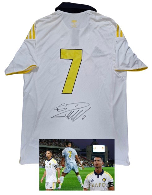 Ronaldo's Signed Match-Issued Shirt, Al Nassr vs Rio Ave 2025