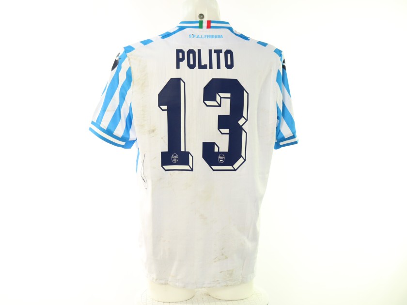 Polito's Signed Unwashed Shirt, SPAL vs Vis Pesaro 2024