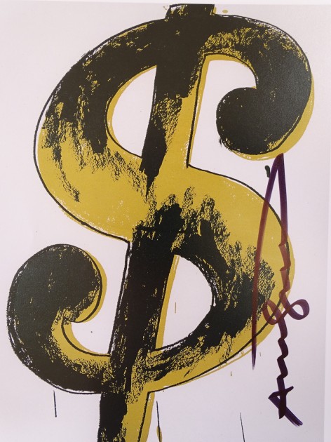 Andy Warhol Signed Dollar, 1982 - CharityStars