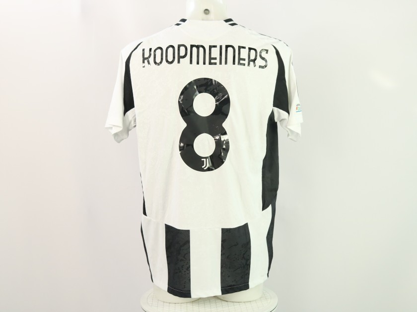 Koopmeiners' Juventus Match-Issued Shirt, Champions League 2024/25