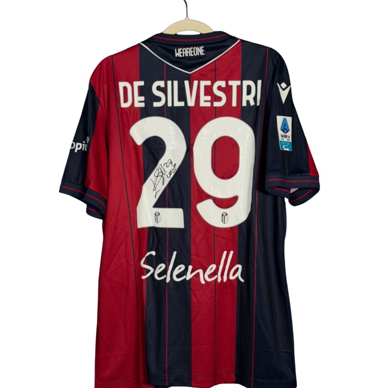 Maglia De Silvestri Unwashed Bologna vs Roma, 2026 - Autografata