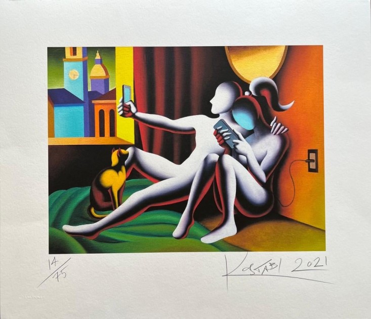 "Self Awarness" by Mark Kostabi