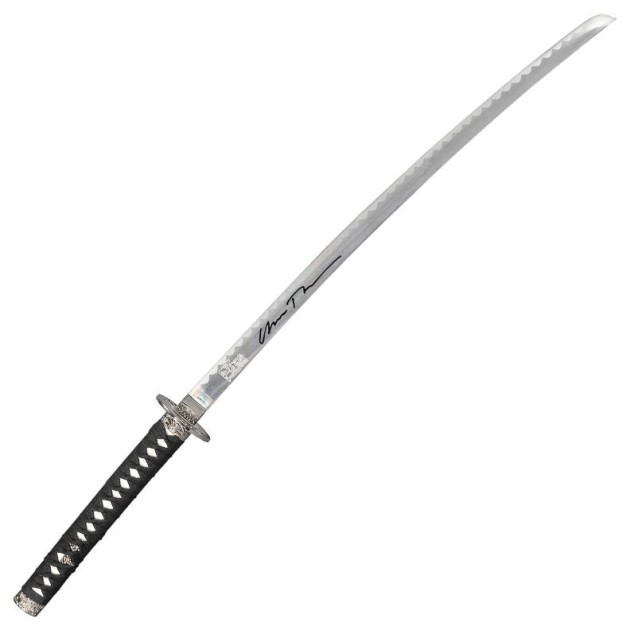Uma Thurman Signed Kill Bill Engraved Katana Sword